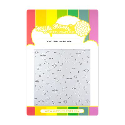sparkles panel die by Waffle Flower Crafts for cardmaking and paper crafts.  UK Stockist, Seven Hills Crafts