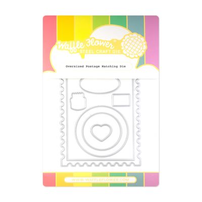 Waffle Flower Oversized Postage Matchin Die for card making and paper crafts