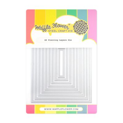 Waffle Flower Crafts A6 Piercing Layers Die to help create images for cards