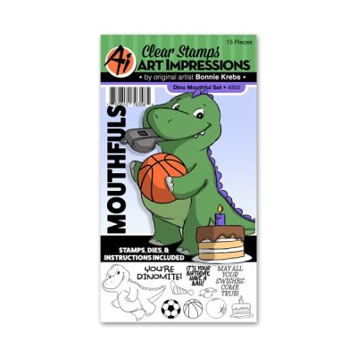 Dino Mouthful Stamp and Die Set