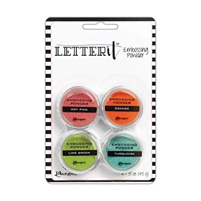 Letter It Embossing Powders Set - Brights
