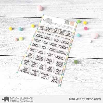 Mini Merry Messages Stamp