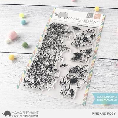 Pine and Posy Stamp