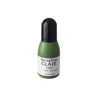 Versafine Clair Ink Refill in Avocado, by Tuskineko, UK Stockist, Seven Hills Crafts 5 star rated for customer service, speed of delivery and value