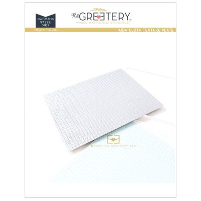 Aida Cloth Texture Die by The Greetery, Handicraft Collection, July 2023, UK Exclusive Stockist, Seven Hills Crafts 5 star rated for customer service, speed of delivery and value