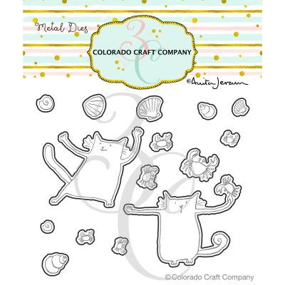 Anita Jeram Summer Story Die by Colorado Craft Company for cardmaking and paper crafts.  UK Stockist, Seven Hills Crafts