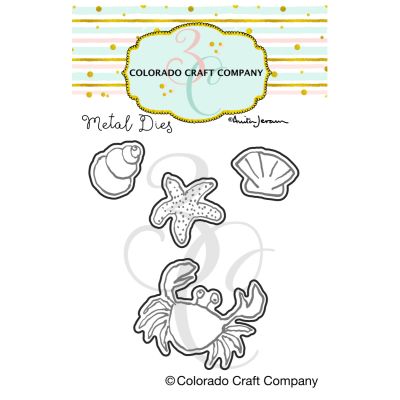 Anita Jeram Crabby Die by Colorado Craft Company for cardmaking and paper crafts.  UK Stockist, Seven Hills Crafts