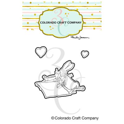 Anita Jeram I Heart You Die by Colorado Craft Company for cardmaking and paper crafts.  UK Stockist, Seven Hills Crafts