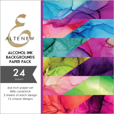 Alcohol Ink Background 6x6  Paper Pack