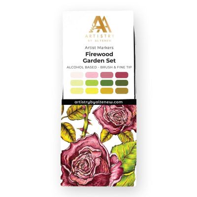 Firewood Garden Alcohol Marker set  by AlteNew, Seven Hills Crafts 5 star rated for customer service, speed of delivery and value
