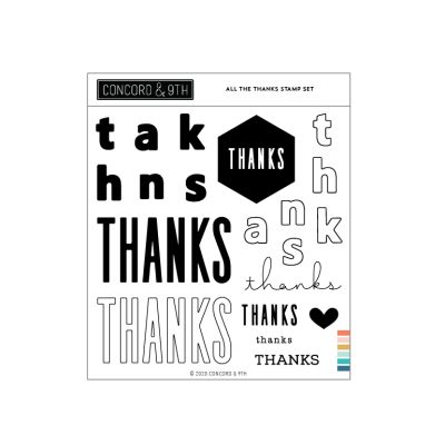 All The Thanks Stamp