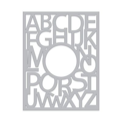 Alphabet Window Fancy Die