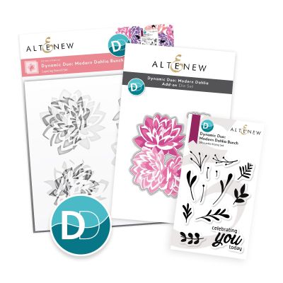 ALT Dynamic Duo: Modern Dahlia Stamp, Die and Stencil Kit