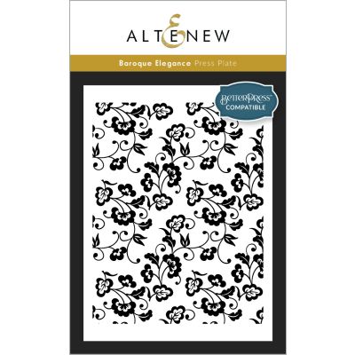 Baroque Elegance Press Plate by Altenew, UK Stockist, Seven Hills Crafts 5 star rated for customer service, speed of delivery and value