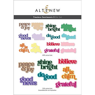 Altenew Timeless Sentiments Die Holiday Edition