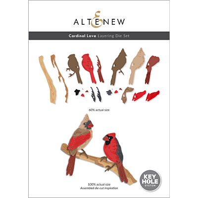 Altenew Cardinal Love Layering Die