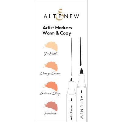 Artist Markers - Warm & Cozy  (4 pack)