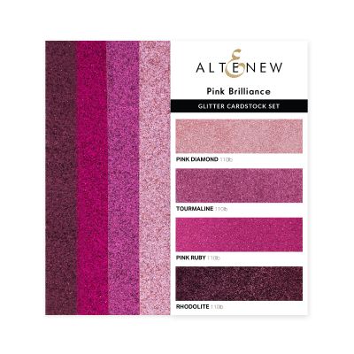 Glitter Cardstock Set - Pink Brilliance