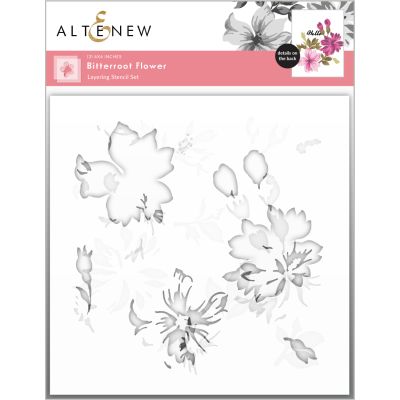 Abbie's Flower All-over Stencil, Stencil Supplies