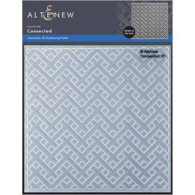 Connected 3D Embossing Folder