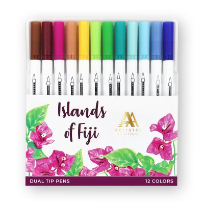 Islands of Fiji Brush & Fine Tip Pens (Water Based)