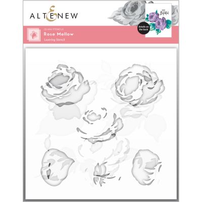 Rose Mellow Coloring Stencil (3 in 1)