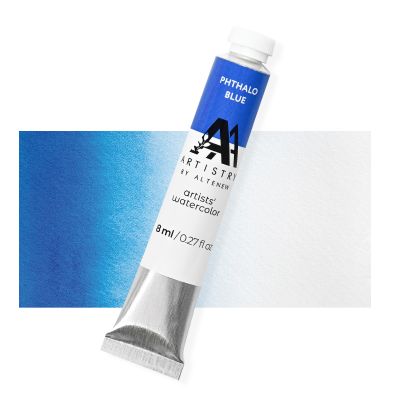 phthalo blue artists quality watercolor paint tube by Altenew for cardmaking and paper crafting available from Seven Hills Crafts, UK Stockist, 5 star rated for customer service, speed of delivery and value