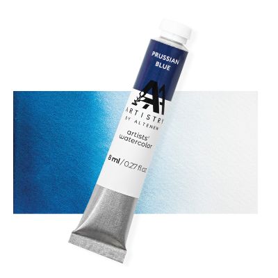 prussian blue artists quality watercolor paint tube by Altenew for cardmaking and paper crafting available from Seven Hills Crafts, UK Stockist, 5 star rated for customer service, speed of delivery and value