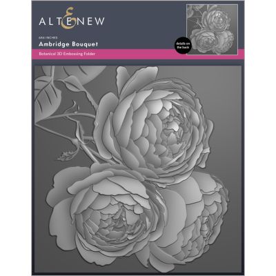 ALT Ambridge Bouquet 3D Embossing Folder 