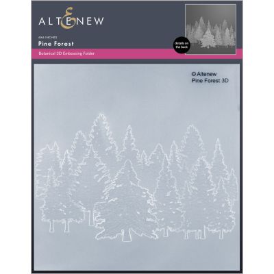 ALT Pine Forest 3D Embossing Folder