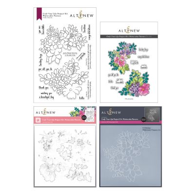 ALT Craft Your Life Project Kit:  Watercolor Flowers