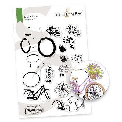 ALT Retro Bicycle Stamp