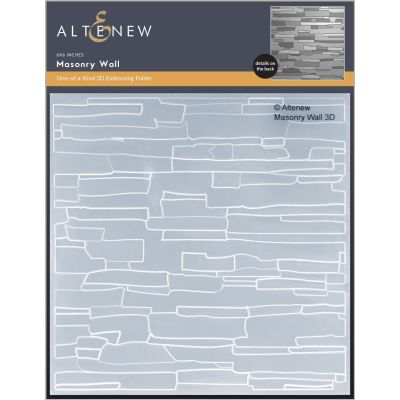 ALT Masonry Wall 3D Embossing Folder