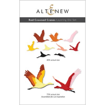 ALT Red-Crowned Cranes Layering Dies