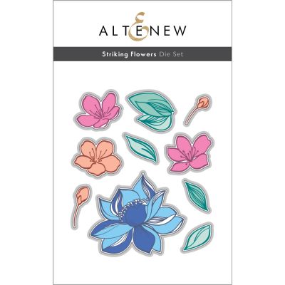 Altenew striking flowers die for cardmaking and paper crafts.  UK Stockist, Seven Hills Crafts