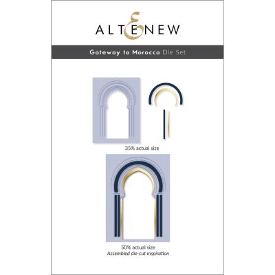 Altenew Gateway to Morocco Die for cardmaking and paper crafts.  UK Stockist, Seven Hills Crafts