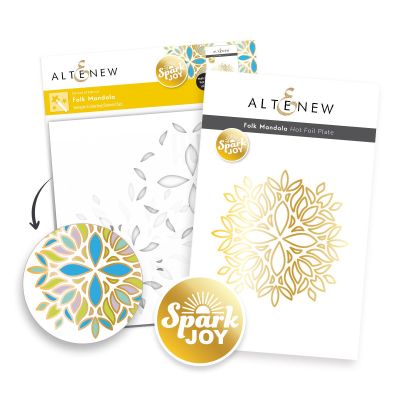radiating beauty stamp and die by altenew for cardmaking and paper crafting available from Seven Hills Crafts, UK Stockist, 5 star rated for customer service, speed of delivery and value