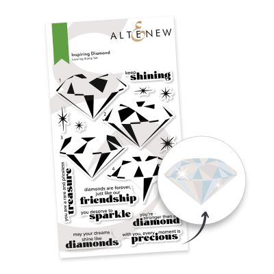 inspiring diamond stamp by altenew for cardmaking and paper crafts.  UK Stockist, Seven Hills Crafts