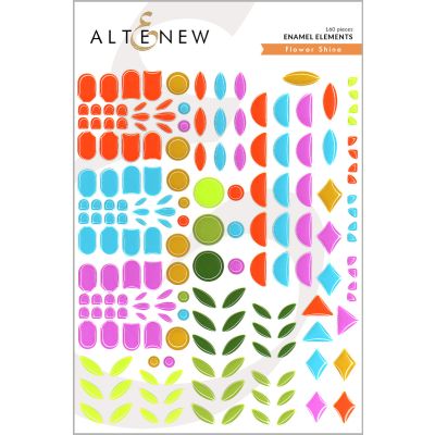 flower shine enamel elements by altenew for cardmaking and paper crafts.  UK Stockist, Seven Hills Crafts