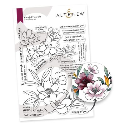 Altenew  Playful Flowers Stamp