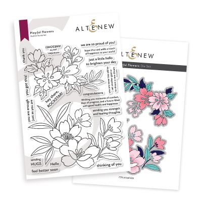Altenew Playful Flowers Stamp and Die Set