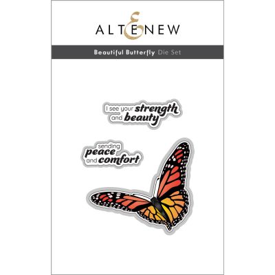 Altenew Beautiful Butterfly Die for cardmaking and paper crafts.  UK Stockist, Seven Hills Crafts
