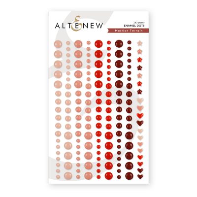 Martian Terrain Enamel Dots by AlteNew, Seven Hills Crafts 5 star rated for customer service, speed of delivery and value