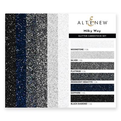 Milky Way Glitter Cardstock by Altenew at Seven Hills Crafts UK stockist 5 star rated for customer service and value