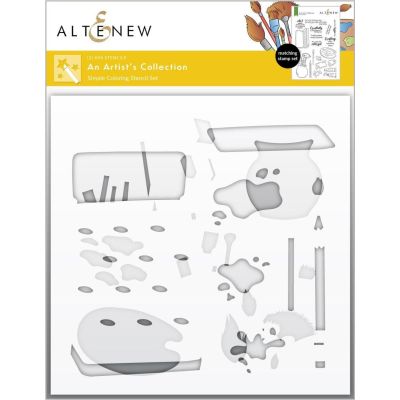 ALT An Artists Collection Coloring Stencil (2 in 1)