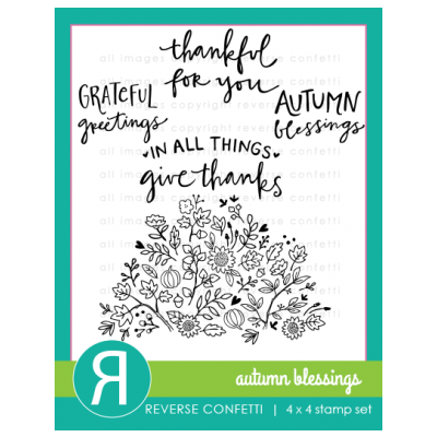 RC Autumn Blessings Stamp
