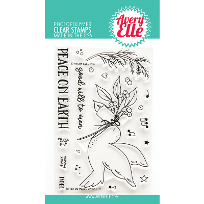 Peace on Earth Die by Avery Elle for cardmaking and paper crafts.  UK Stockist, Seven Hills Crafts