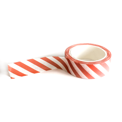 Cherry Stripes Washi Tape by Avery Elle for cardmaking and paper crafts.  UK Stockist, Seven Hills Crafts