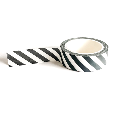 Midnight Stripes Washi Tape by Avery Elle for cardmaking and paper crafts.  UK Stockist, Seven Hills Crafts
