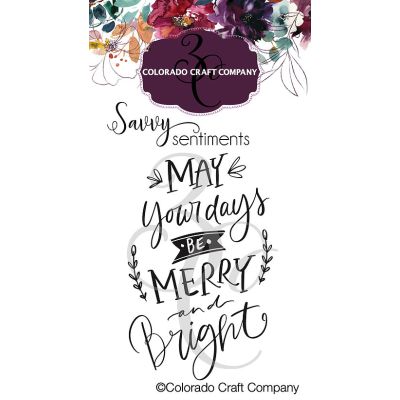 Savvy Sentiments - Merry & Bright Days Mini Stamp